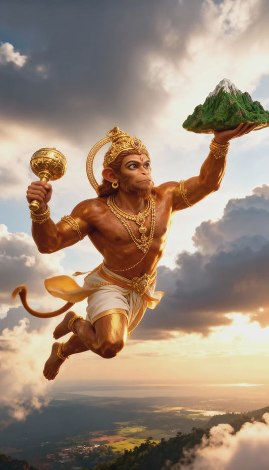 22KT GOLD HANUMAN CHARM 10.4GM