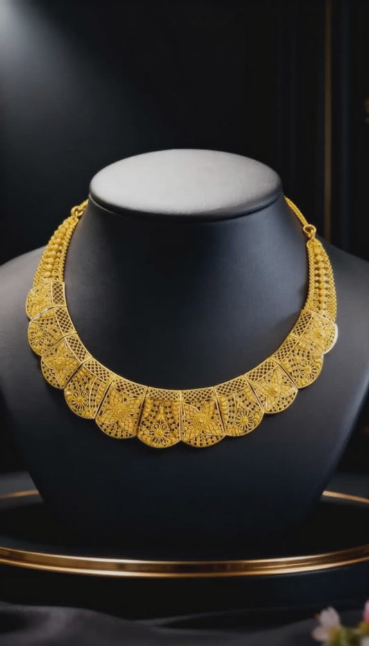 22KT GOLD SET 43.7GM