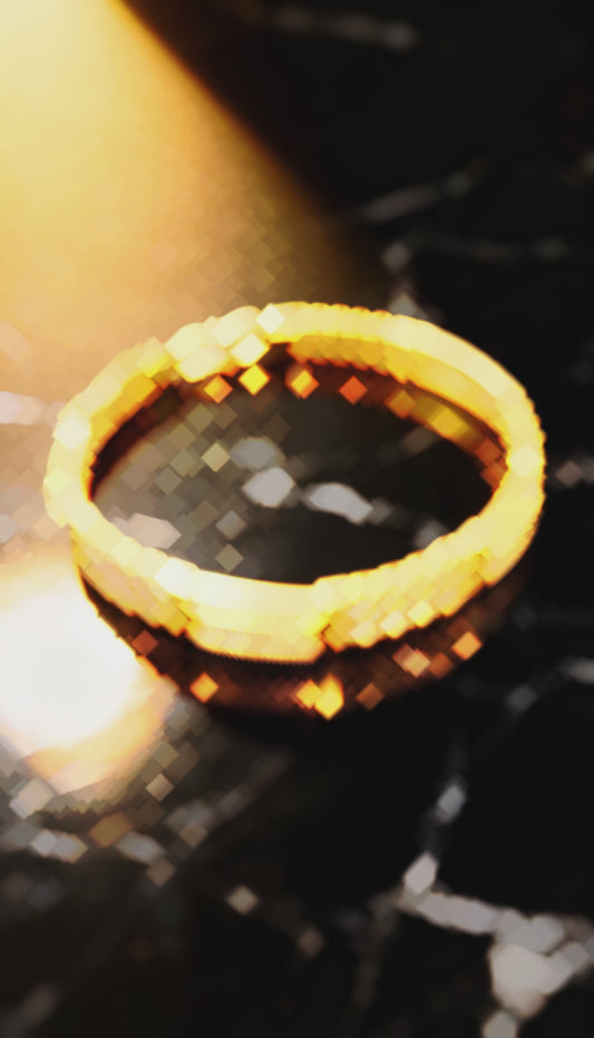 22KT GOLD MENS 8" BRACELET 27.2GM