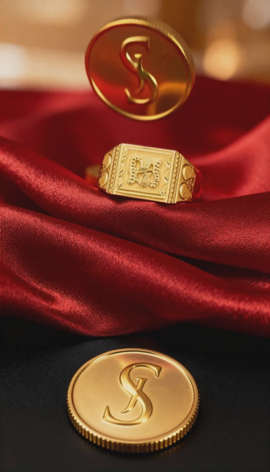 22KT Gold Mens Ring 10.4GM