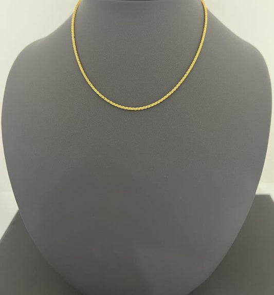 22KT GOLD ROPE CHAIN 5.3GM