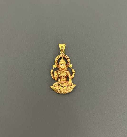 22KT GOLD LAKSHMI DEVI CHARM 7GM