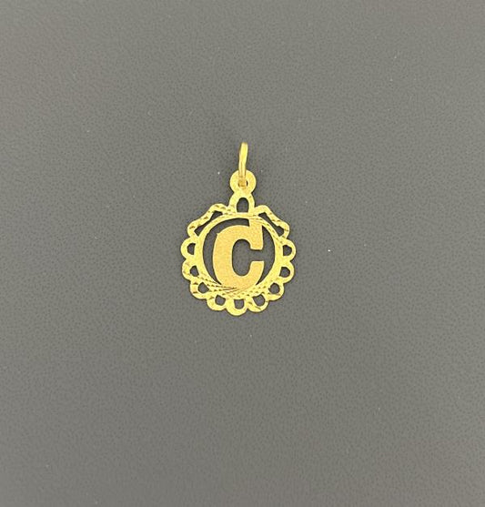 22KT GOLD INITIAL C 1.2GM