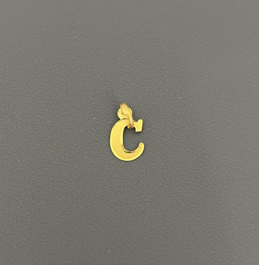 22KT GOLD INITIAL C 0.4GM