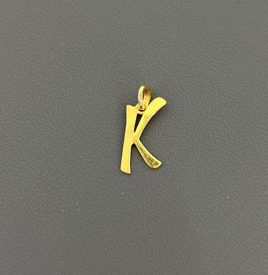 22KT GOLD INITIAL K 1.2GM