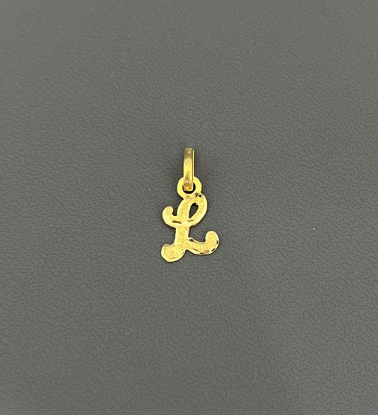 22KT GOLD INITIAL L 1.9GM