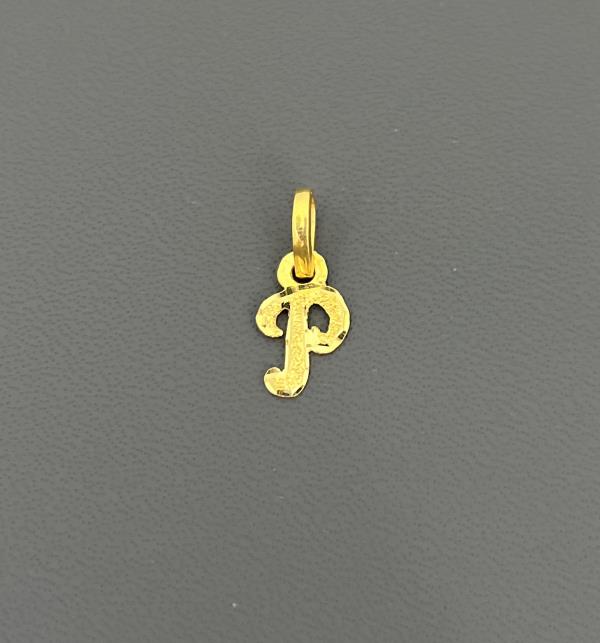 22KT GOLD INITIAL P 1.1GM