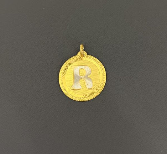 22KT GOLD INITIAL R 3.2GM