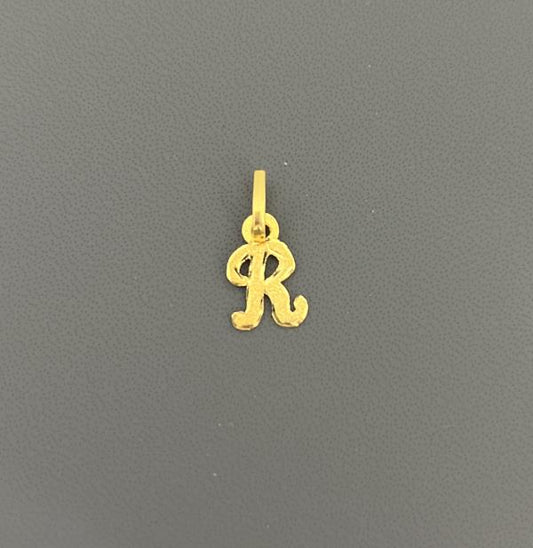 22KT GOLD INITIAL R 2.1GM