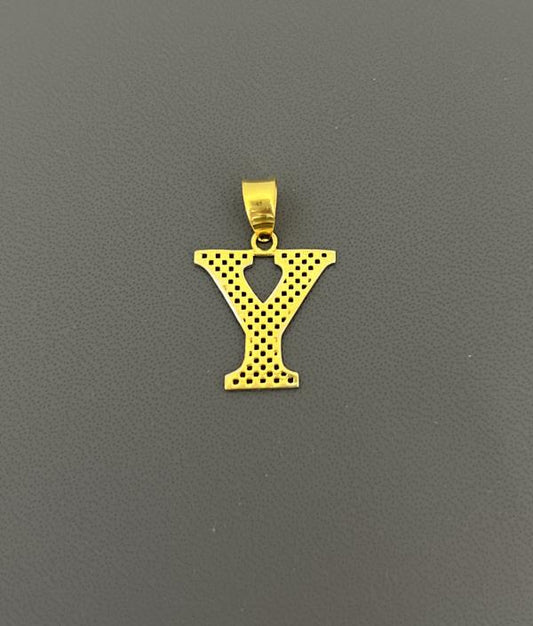 22KT GOLD INITIAL Y 2.2GM