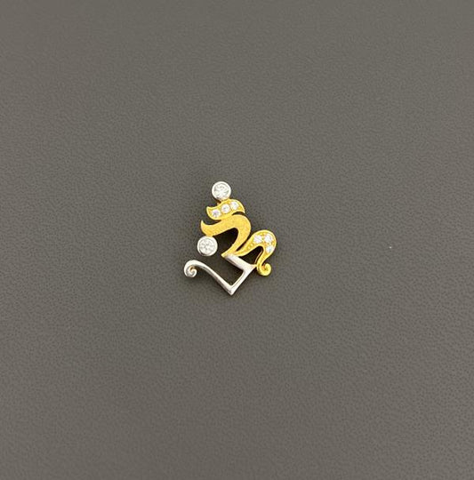 22KT GOLD OM CHARM 2.9GM