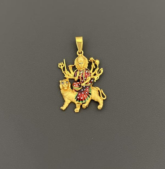 22KT GOLD DURGA MAA CHARM 9.4GM