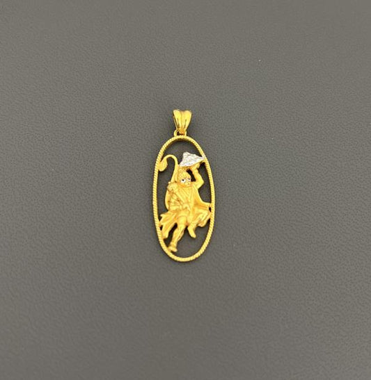 22KT GOLD HANUMAN CHARM 4.6GM