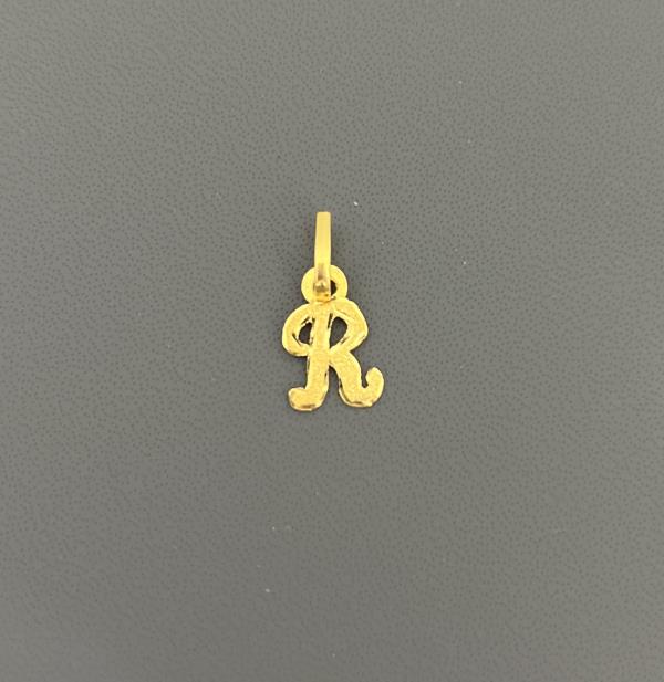 22KT GOLD INITIAL R 1.4GM