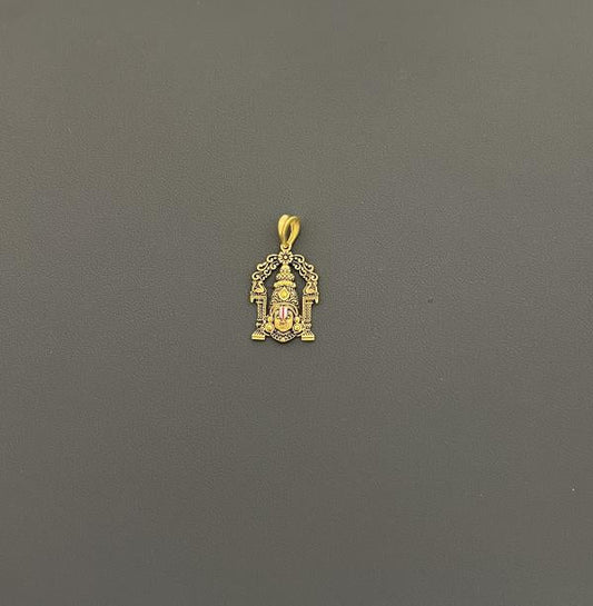 22KT GOLD VENKATESHWARA SWAMY CHARM 3.4GM