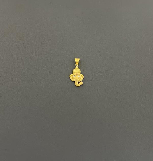 22KT GOLD GANESH CHARM 4GM