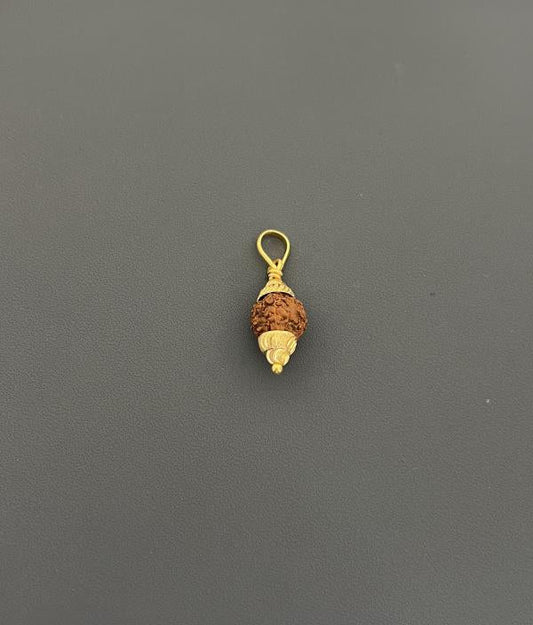 22KT GOLD RUDRAKSHA CHARM 4.2GM