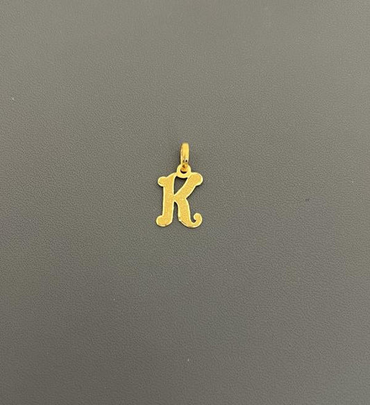 22KT GOLD INITIAL K 2GM