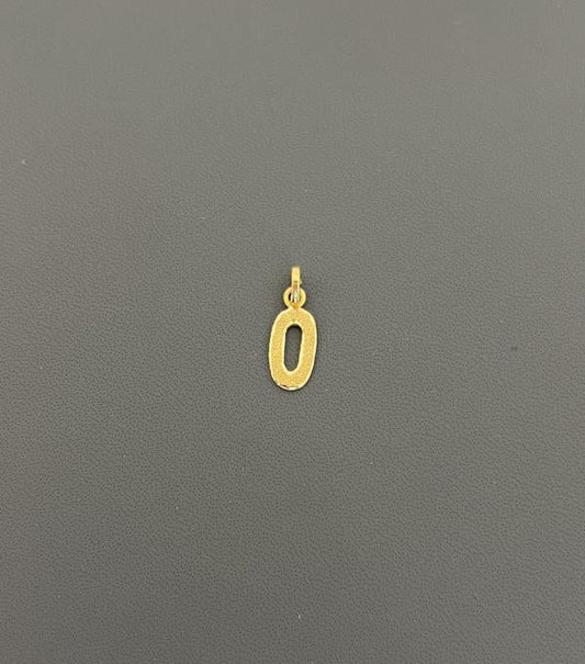 22KT GOLD INITIAL O 1.3GM