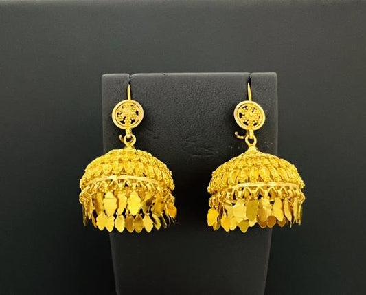 22KT GOLD JUMKIES EARRINGS 20.6GM