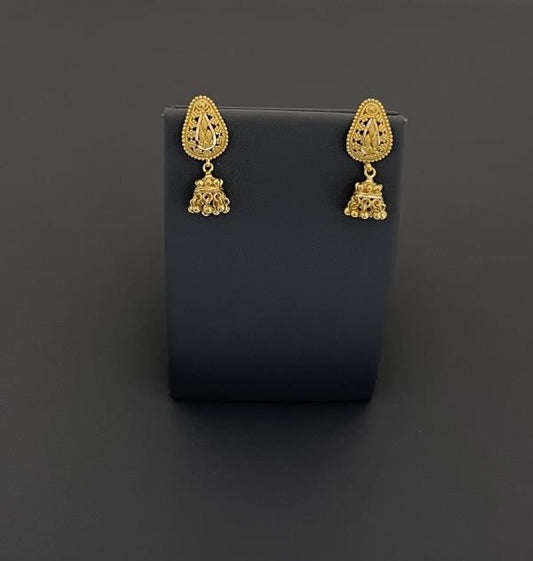 22KT GOLD JUMKIES EARRINGS 5.6GM